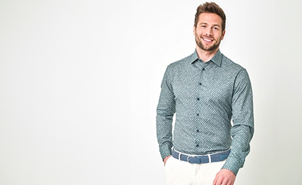 Groen sales overhemd mannen